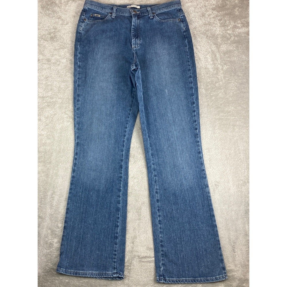 Lee Relaxed Bootcut Jeans Women's Medium Wash Size 14 Long